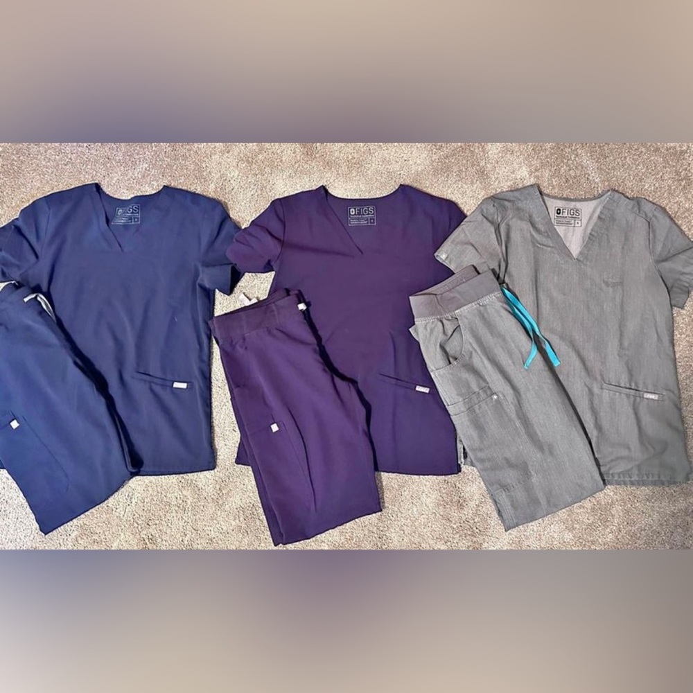 Set of 2 Figs scrubs (gray no longer available)